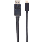 84783 - Cable Manhattan Adaptador USB-C a DisplayPort 4K a 60Hz 2m Color Negro