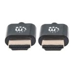 84644 - Cable Manhattan HDMI M-M Ultra Delgado Alta Velocidad con Ethernet 1 8m Color Negro