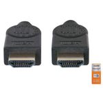 84864 - Cable Manhattan HDMI Alta Velocidad con Canal Ethernet Premium 5m Color Negro