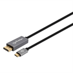 84806 - Cable Manhattan Adaptador USB-C a DisplayPort-M 8K a 60Hz 2m Color Negro