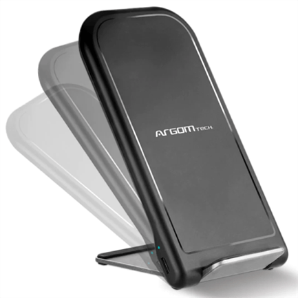 85261 - Cargador Argomtech Convertible Inalambrico 10 W Carga Rápida Bobinas Duales Micro-USB