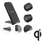 85265 - Cargador Argomtech Convertible Inalambrico 10 W Carga Rápida Bobinas Duales Micro-USB