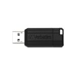 85209 - Memoria USB VERBATIM Flash 2 0 PinStripe 64GB - Negro