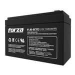 85222 - Batería Forza FUB-1270 Sellada de Plomo-Ácido Recargable 12V 7Ah AGM Sin Mantenimiento Negro