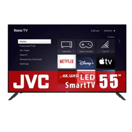 88195 - Televisor JVC Smart TV UHD Led 4K SI55URF Roku Frameless