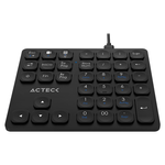 88338 - Teclado Numérico Acteck Multidispositivo Inspire Pad Pro TN480  / 2 4 MHz + 2 modos BT  Recargable / Advanced Negro