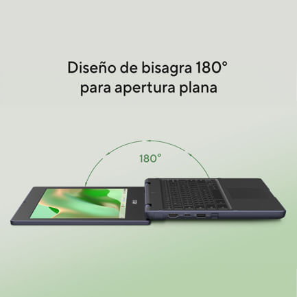 88353 - Laptop Asus Chromebook CR1104FTA-C8G64-C1 11 6" HD Táctil Intel N150 8GB 64GB EMMC ChromeOS Gris Incluye Stylus