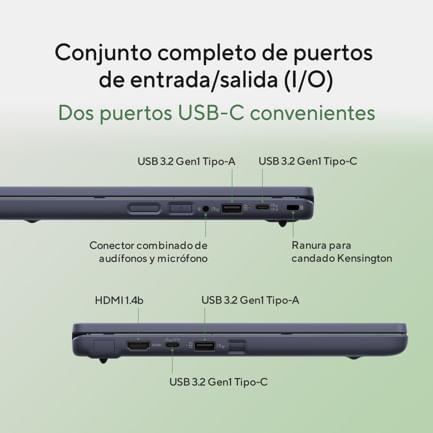 88350 - Laptop Asus Chromebook CR1104FTA-C8G64-C1 11 6" HD Táctil Intel N150 8GB 64GB EMMC ChromeOS Gris Incluye Stylus