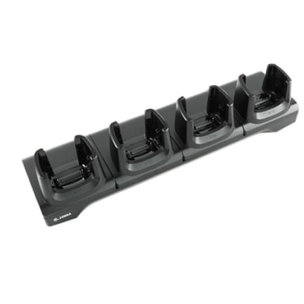 85900 - Cuna de Carga Zebra 4 Baterias Requiere de Fuente de Alimentacion de Nivel VI PWR-BGA12V108W0WW Cable de cc CBL-DC