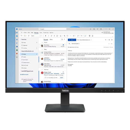88752 - Monitor Lenovo ThinkVision S24-4e 23 8" WLED 1920x1080 HDMI/VGA