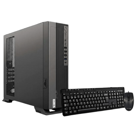 88916 - Desktop Vorago Slimbay A RZN 5600GT 8GB 512GB SSD NODVD WIN TRIAL KM-302