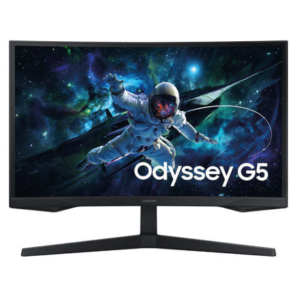 89016 - Monitor Samsung 27" Gaming Odyssey G55C QHD 2560 x 1440 165HZ VA CURVO 1000R G5