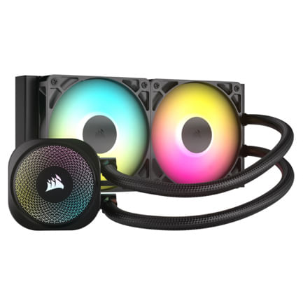 89087 - Enfriador líquido Corsair Nautilus 240 RS para CPU 2x 120mm hasta 2100RPM Negro RGB