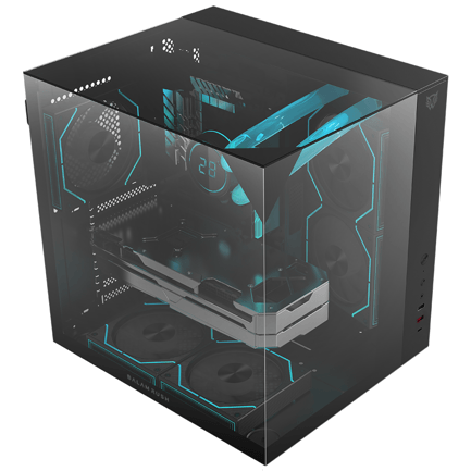 88788 - Gabinete Gamer Balam Rush Media Torre Tank Majestic 6600 Legend Negro
