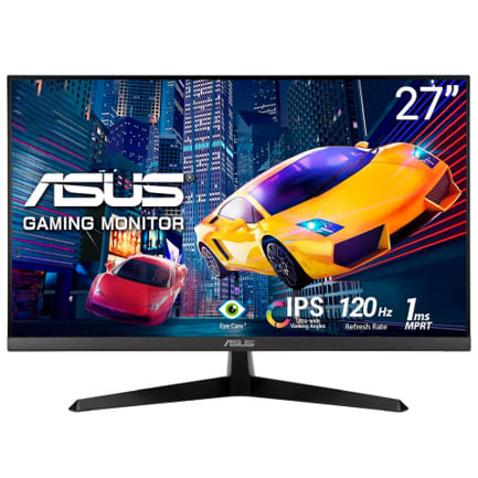 89288 - Monitor Asus 27" Led VY279HGR Eye Care 1920x1080 120Hz 1ms IPS HDMI/VGA Adaptative Sync
