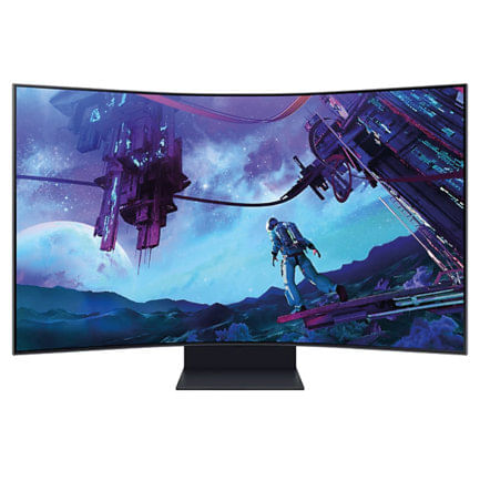 89024 - Monitor Samsung 55" Gaming Odyssey Ark 2th Gen 4K 3840x2160 165HZ VA Curvo 1000R 1MS HDR10 Bocinas Gaming HUB SMA