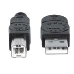 85733 - Cable Manhattan USB V2 0 A-B  0 9M Negro