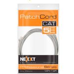 85443 - Cable de Conexión Red Nexxt Solutions Cat5e 100 MHz 4 27m 24 AWG Color Gris