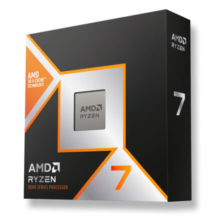 89217 - Procesador AMD Ryzen 7 9800X3D 5 2GHz 96MB 120W 8 Cores 16 Threads Socket  AM5 con Graficos sin Disipador