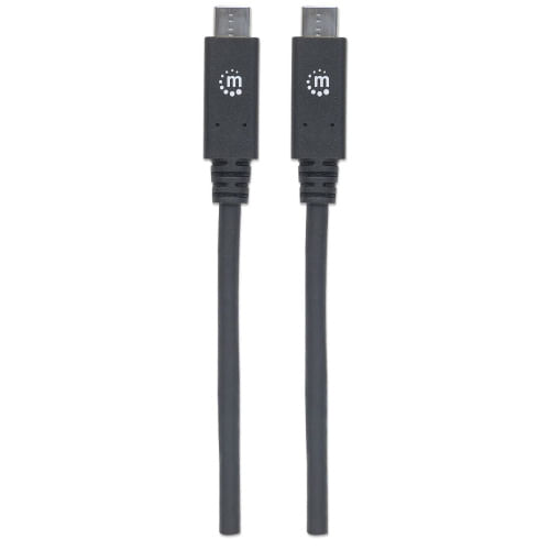 85737 - Cable Manhattan USB-C V3 2 C-C  1 0M 10Gbps 100W
