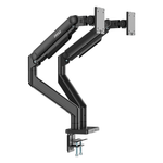 89474 - Soporte para Monitor MSI (MAG MT201D) Doble Monitor sobre Mesa Vesa 17 A 45 20KG Negro