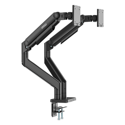 89474 - Soporte para Monitor MSI (MAG MT201D) Doble Monitor sobre Mesa Vesa 17 A 45 20KG Negro