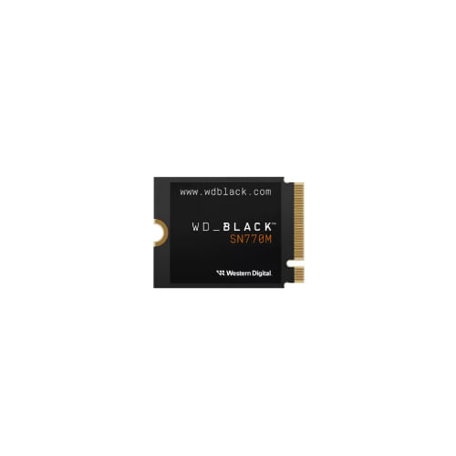 89583 - Unidad De Estado Solido SSD Interno Black SN770M 500GB M 2 2230 PCIe 4 0 NVMe Lect 5000/4000 MBs Alto Rendimiento