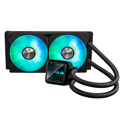 89269 - Enfriamiento Liquido Asus Prime LC 240 ARGB 2x120mm  600-2200RPM  Negro