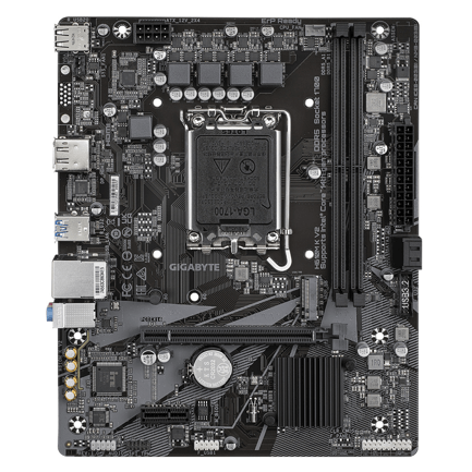 89433 - Tarjeta Madre Gigabyte H610M K V2 Micro-ATX S-1700 128GB DDR5 M 2 HDMI/DP