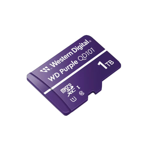 89067 - Memoria Micro SD Western Digital Purple WDD100T1P0C1 TB Micro SC QD101- 1UHS Clase 10 para videovigilancia