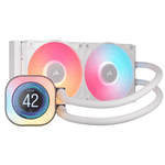 89083 - Enfriamiento Líquido Corsair iCUE LINK TITAN 240 RX LCD 240mm 1851 1700 AM4 AM5 Blanco