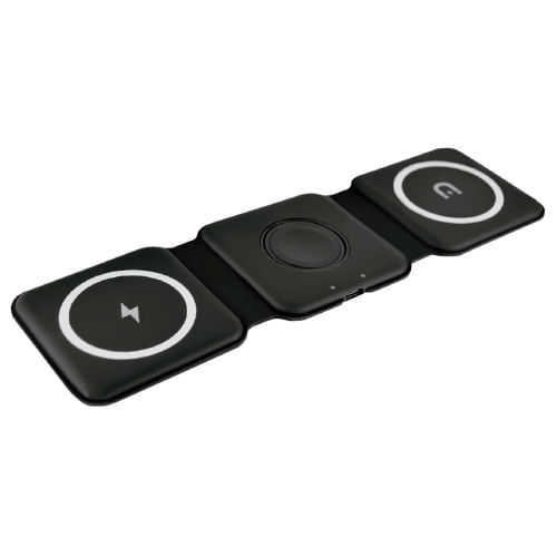 85694 - CARGADOR PERFECT CHOICE INALAMBRICO 3 EN 1 CHARGE