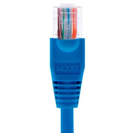 85446 - Cable de Conexión Red Nexxt Solutions Cat5e 100 MHz 4 27m 24 AWG Color Azul
