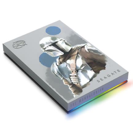 89190 - Disco Duro Externo (D90) Seagate FireCuda 2TB 2 5" USB 3 0 Edicion StarWars The Mandalorian RGB para PC MAC PS4/5 Xbox O