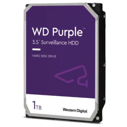89569 - Disco Duro Interno Western Digital Purple Surveillance 1TB 3 5" SATA lll 6 Gbit/s Cache 64MB para Videovigilancia