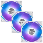 89948 - Ventilador P/Gabinete MSI MPG EZ120 ARGB White 3W ARGB Conexión Magnética 3 FAN 360MM Blanco