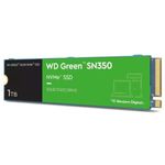 89989 - SSD Interno Western Digital Green SN350 1TB M 2 2280 PCIe 3 0 NVMe Lect 2400/1850 MBs para PC y Lap