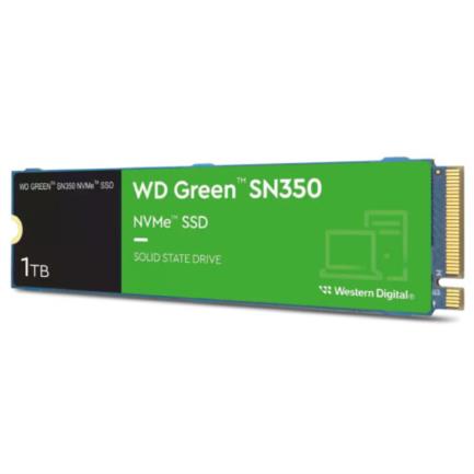 89989 - SSD Interno Western Digital Green SN350 1TB M 2 2280 PCIe 3 0 NVMe Lect 2400/1850 MBs para PC y Lap