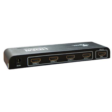 85561 - Multiplicador HDMI XTech XHA-410 de 4 Salidas Alimentación Propia Resolución 1920x1080p 1 Conector Hembra