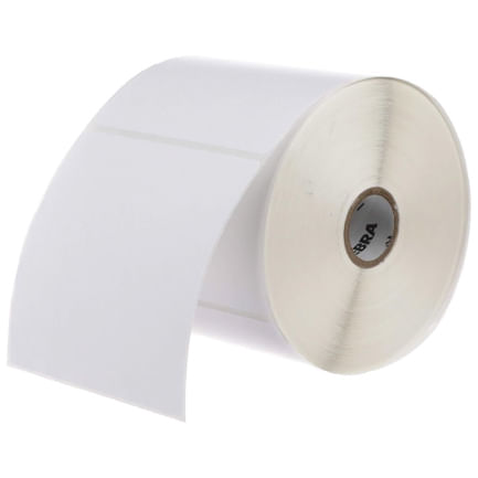 85806 - Etiqueta Zebra papel 4 x 4 pulg DT Z-Perform 2000D núcleo 1 pulg 640/caja con 6 rollos para impresoras ZD