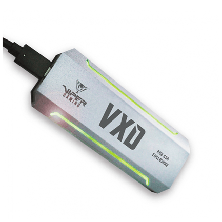89102 - Gabinete Patriot  de Disco Duro VXD M 2 PCI Express 3 0 USB-C Gris