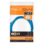 85465 - Cable de Conexión Red Nexxt Solutions Cat6 3 05m UTP Multifilar con Revestimiento Tipo CM Color Azul