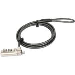 85708 - Candado Manhattan Laptop Nano combinacion 1 8mts gris