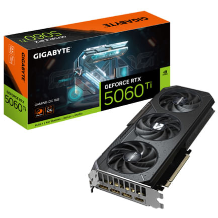 89419 - Tarjeta de Video Gigabyte NVIDIA GeForce RTX 5060 Ti GV-N506TGAMING OC-8GD 8GB 128-bit GDDR7 PCI Express 5 0