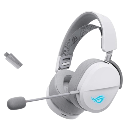 90086 - Diadema Gamer ASUS ROG PELTA Inalambrica ROG SpeedNova 2 4 GHz USB-C Micrófono Blanco