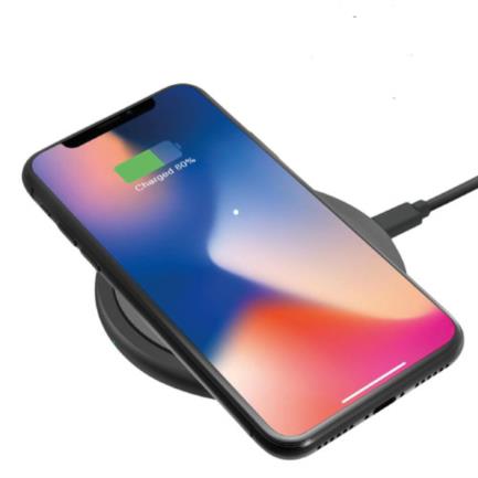 85424 - Cargador Inalámbrico Argomtech Rápido 15W Con Certificación QI /FCC Micro USB Color Negro