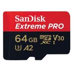 89181 - Memoria Flash Sandisk Extreme Pro 64GB MicroSDXC A2 V30