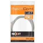 85439 - Cable de Conexión Red Nexxt Solutions Cat5e 100 MHz 3 05m 24 AWG Color Gris