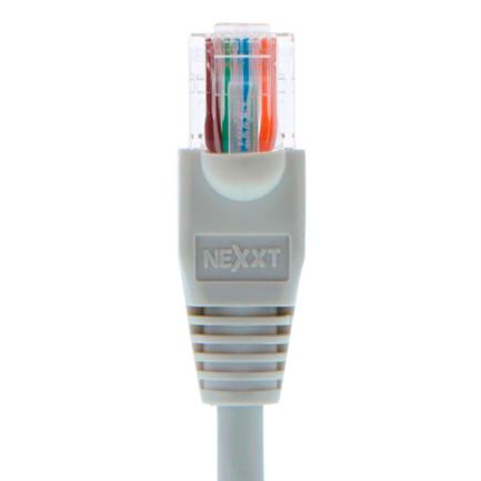 85438 - Cable de Conexión Red Nexxt Solutions Cat5e 100 MHz 3 05m 24 AWG Color Gris