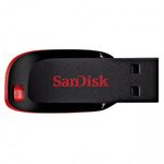 89131 - Memoria USB SanDisk Flash Cruzer Blade 16GB USB 2 0 Color Negro SDCZ50-016G-B35